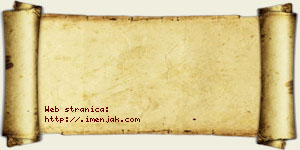 Sofija Karadžić vizit kartica